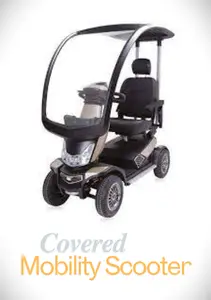 Covered Mobility Scooter