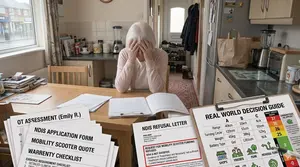 A Distraught Senior Lady for Having Her Scooter Refused by NDIS