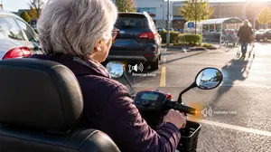 Scooter Safety Alerts in the Parking Lot