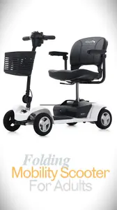 Folding Mobility Scooter for Adults
