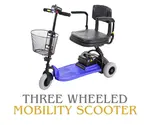 Green Three Wheeled Mobility Scooter