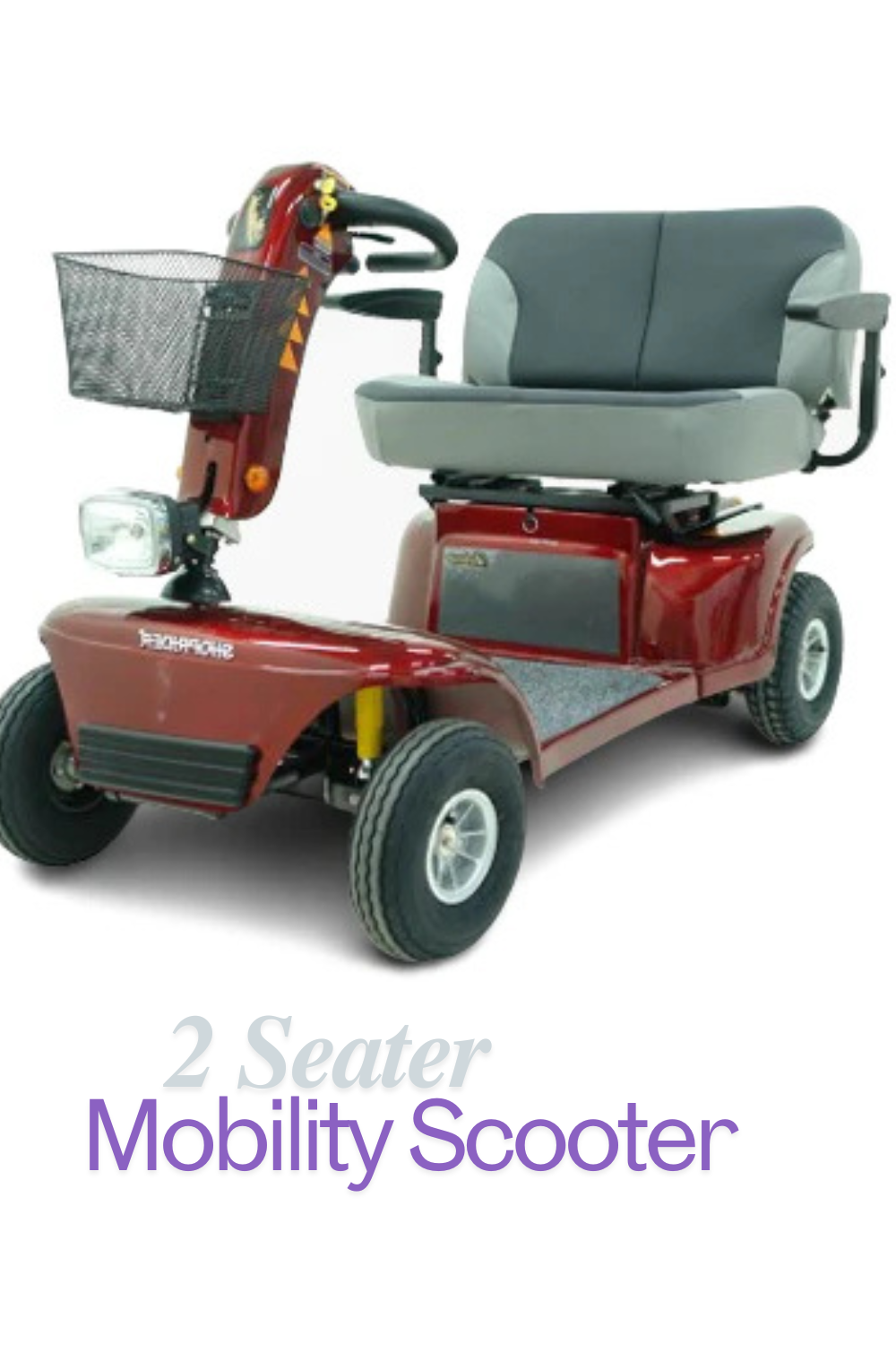 Red 2 Seater Mobility Scooter Red 2 Seater Mobility Scooter