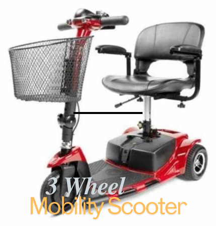 3 Wheel Lightweight Mobility Scooter 3 Wheel Lightweight Mobility Scooter