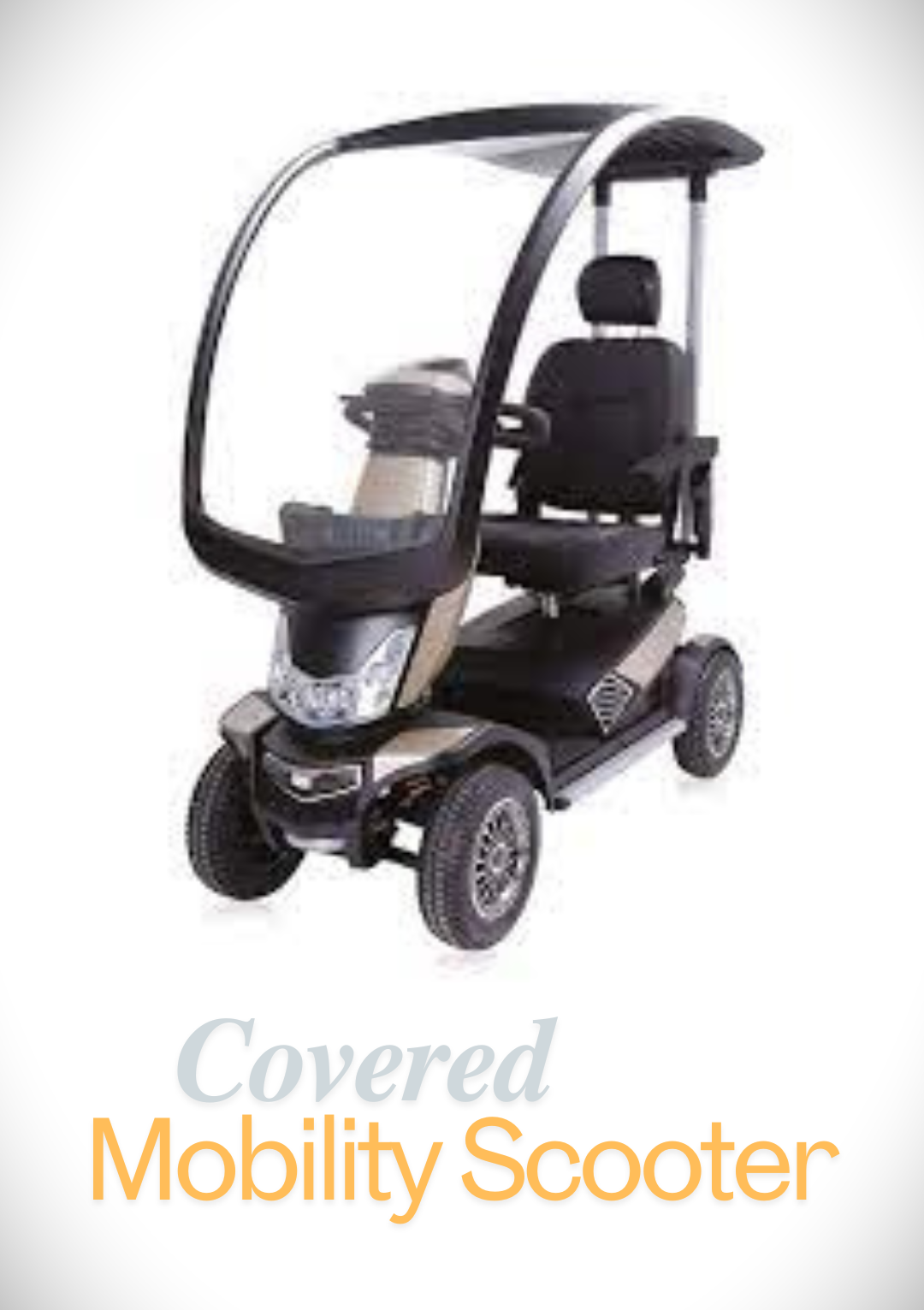 Covered Mobility Scooter