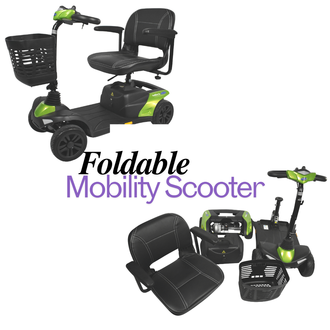 Green Foldable Mobility Scooter