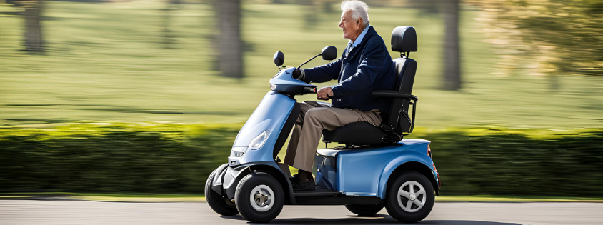 Blue Mobility Scooter