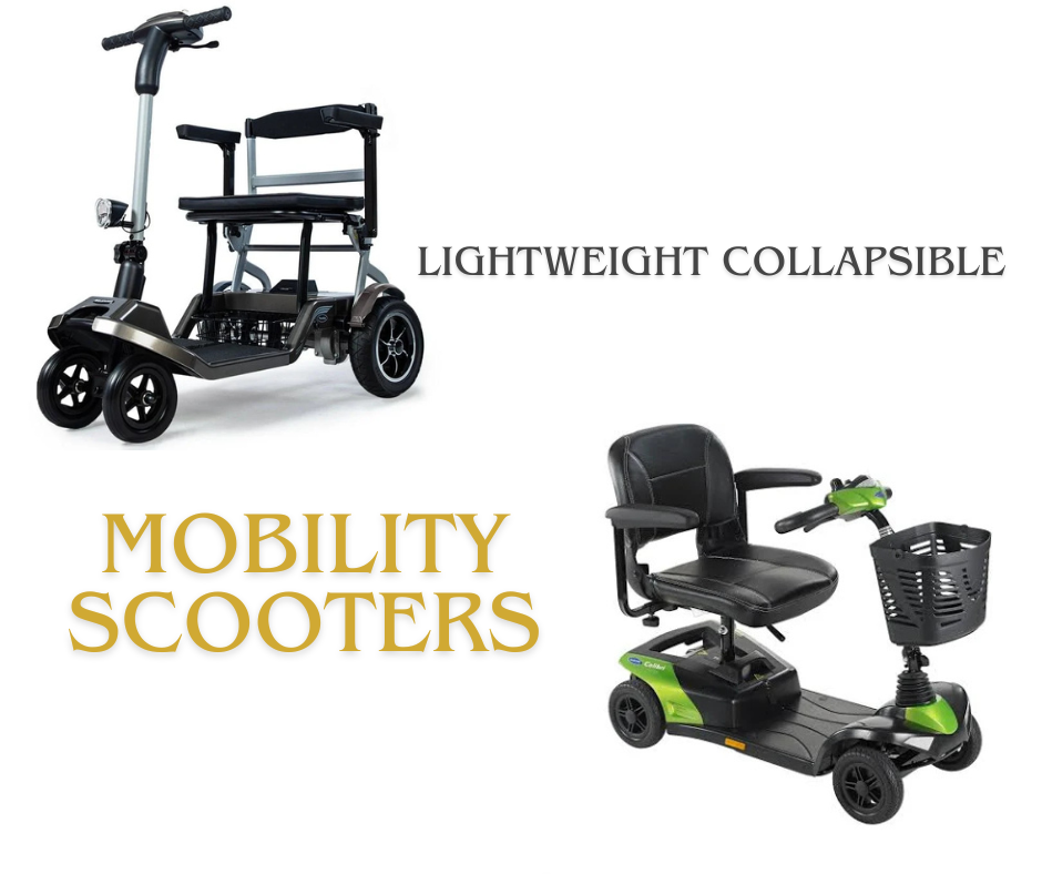 Lightweight Collapsible Mobility Scooters