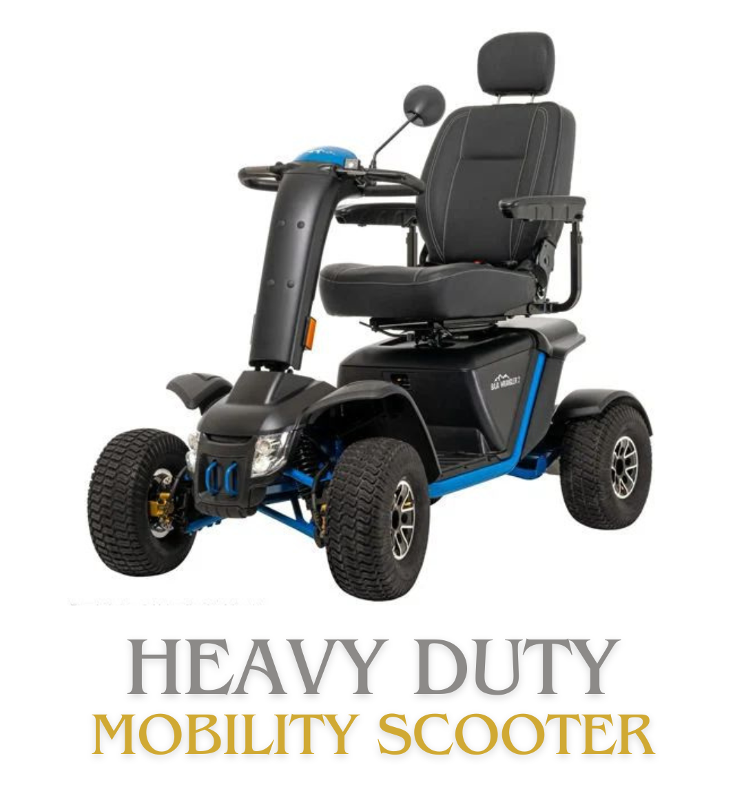 Grey Heavy Duty Mobility Scooter