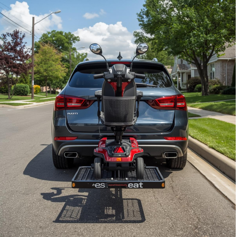 Mobility Scooter Plat-from Style Hitch Carrier