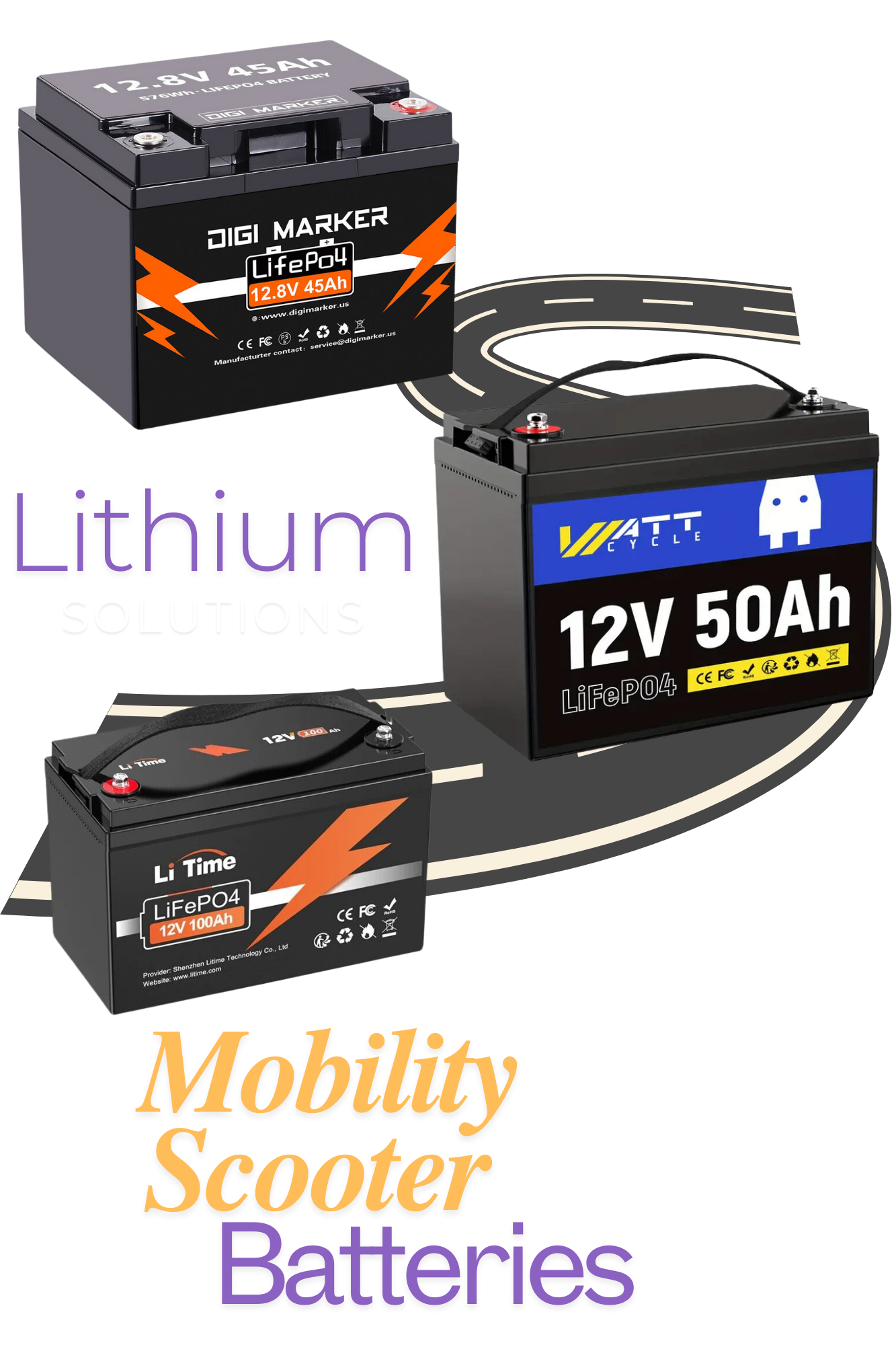 Lithium Mobility Scooter Batteries Lithium Mobility Scooter Batteries