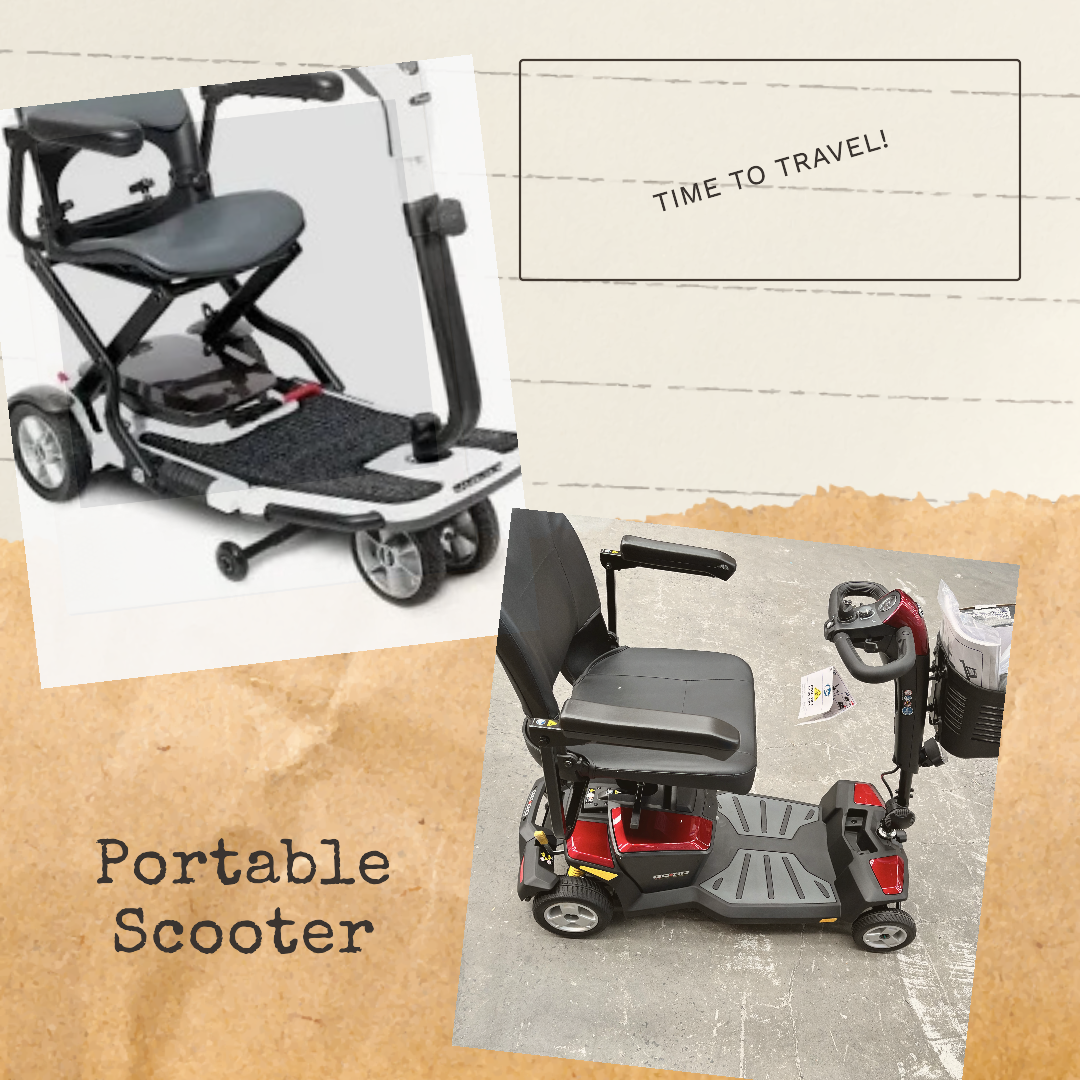 Fold-able and Portable Mobility Scooter