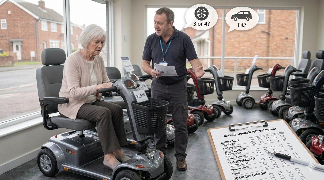A Mobility Scooter Showroom Delimma